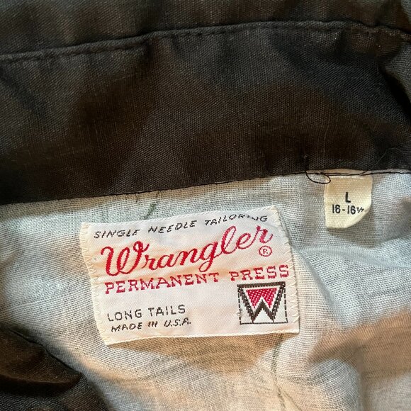 Vintage 1970's Cowboy Shirt - Picture 2 of 4